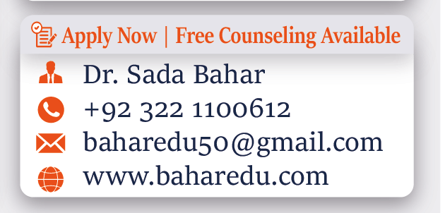 Bahar Educational Consultancy - Trusted MBBS abroad consultant for Pakistani students