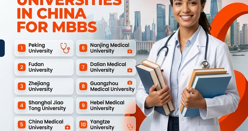 Top 10 Universities in China for MBBS